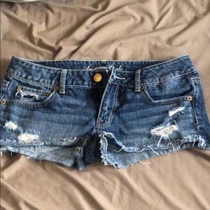 American eagle jean shorts